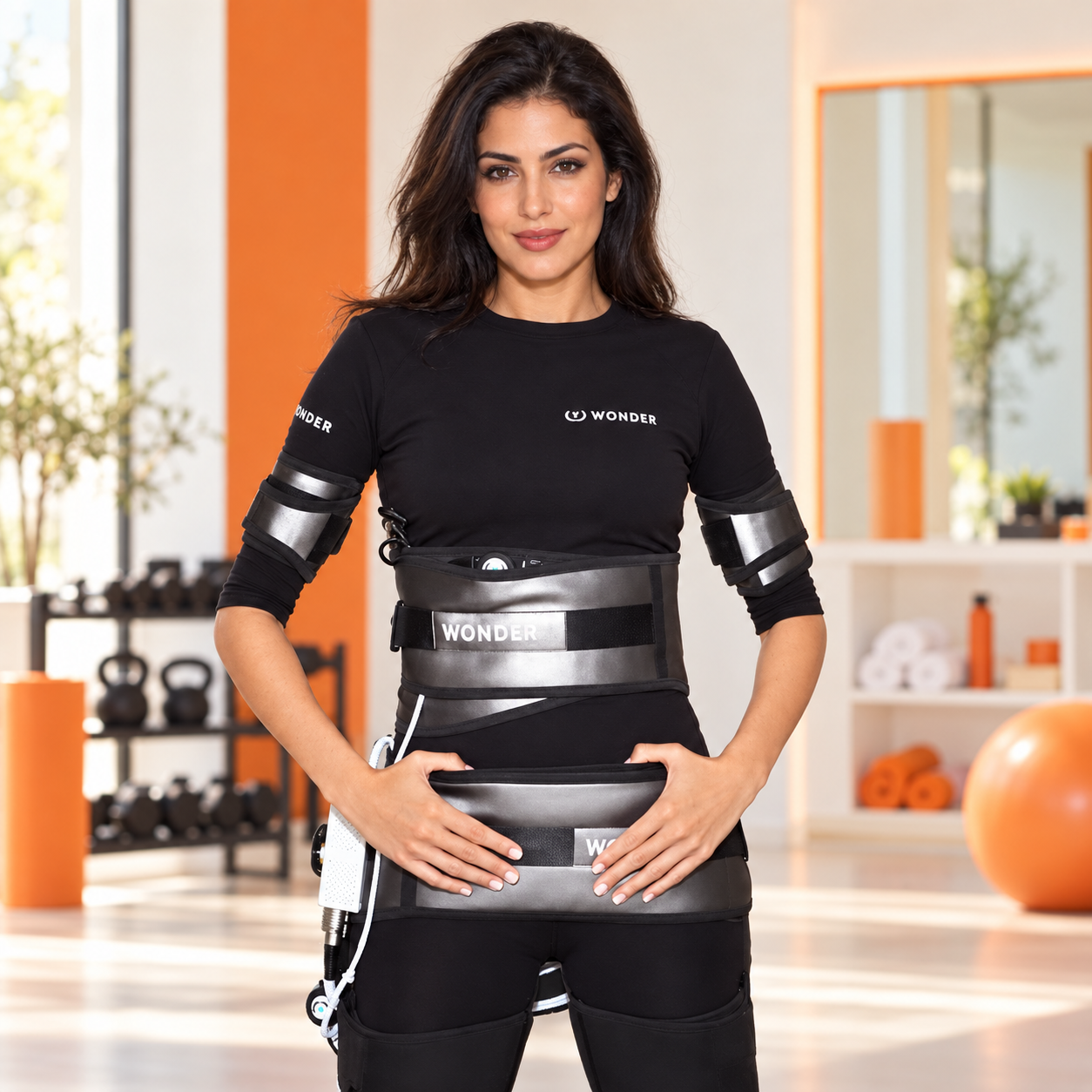 Tenue Wonder Prestige : bandes aux coudes et au ventre